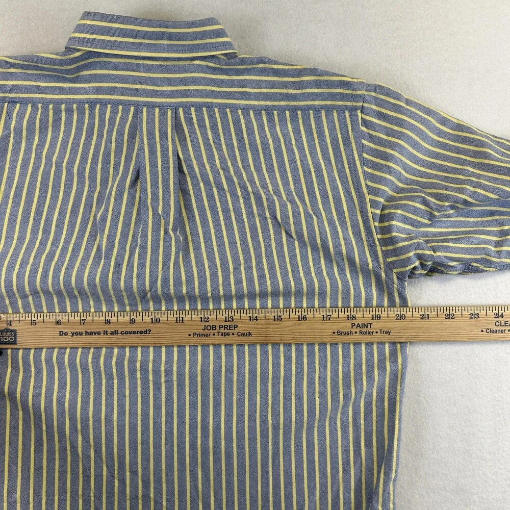 Ralph Lauren Shirt Boys 20 Stripe Button Down Long Sleeve Flesh Pony Logo Casual